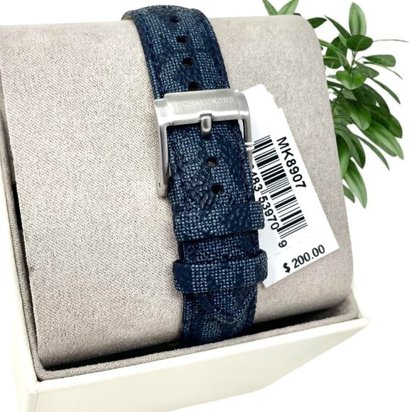 🔥🔥NWT ✅🔥MICHAEL KORS Men's Slim Runway Stainless Steel Quartz Watch MK8907 - Picture 7 of 7